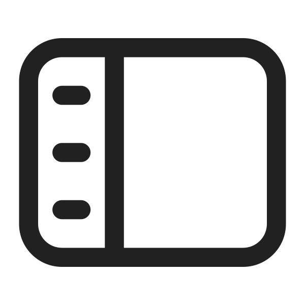 Ic Fluent Panel Left Text 32 Regular