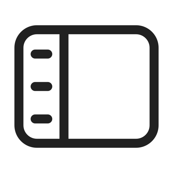 Ic Fluent Panel Left Text 48 Regular