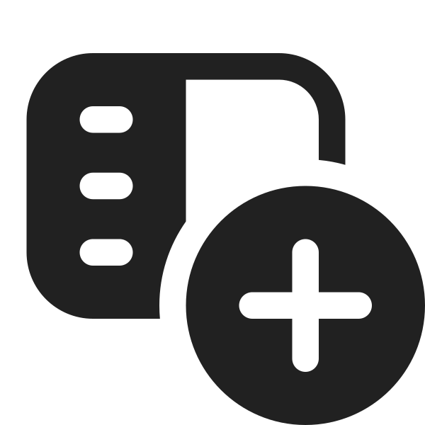 Ic Fluent Panel Left Text Add 16 Filled