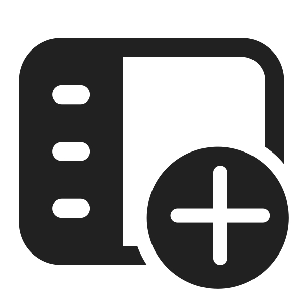 Ic Fluent Panel Left Text Add 32 Filled