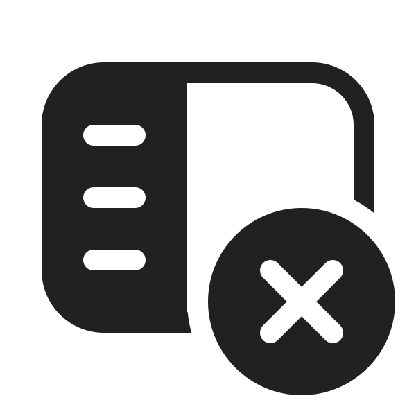 Ic Fluent Panel Left Text Dismiss 20 Filled