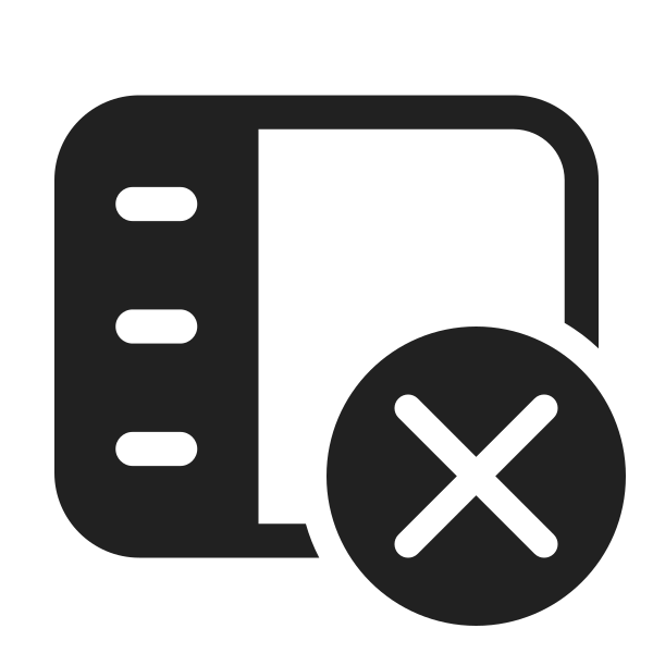 Ic Fluent Panel Left Text Dismiss 48 Filled