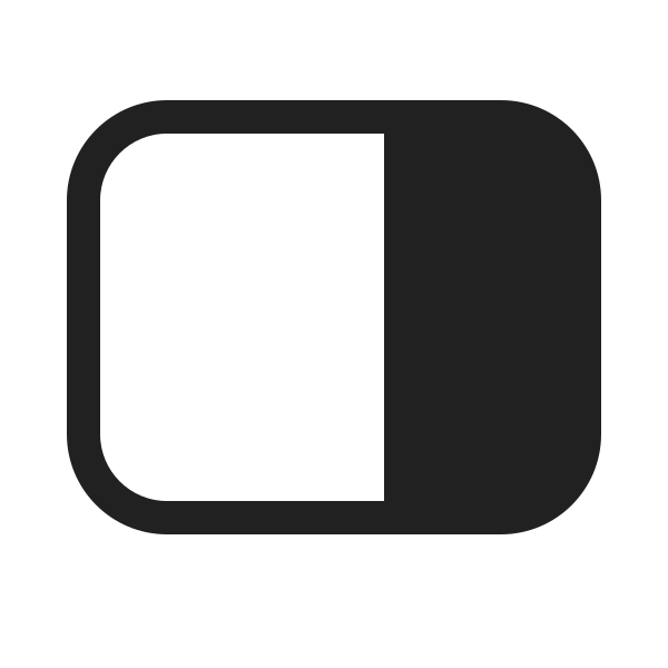 Ic Fluent Panel Right 20 Filled