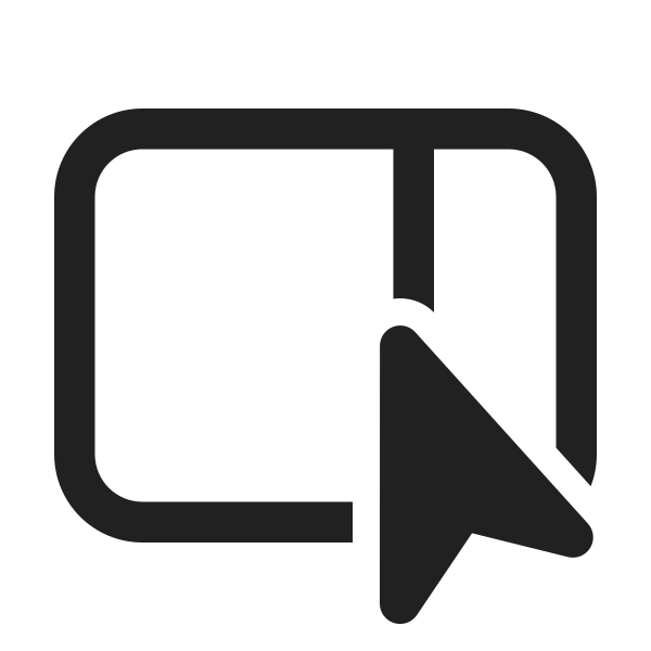 Ic Fluent Panel Right Cursor 24 Regular