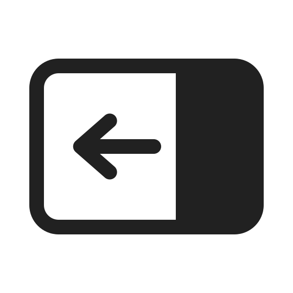 Ic Fluent Panel Right Expand 20 Filled