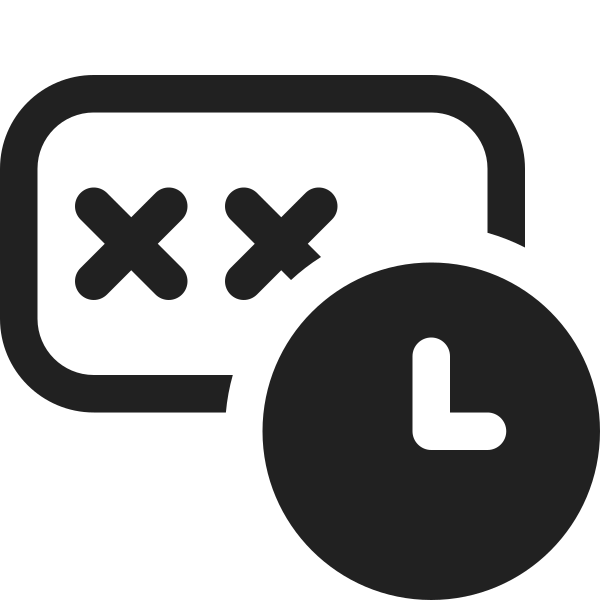 Ic Fluent Password Clock 16 Regular