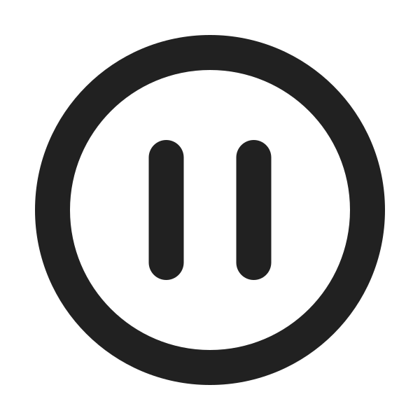 Ic Fluent Pause Circle 12 Regular