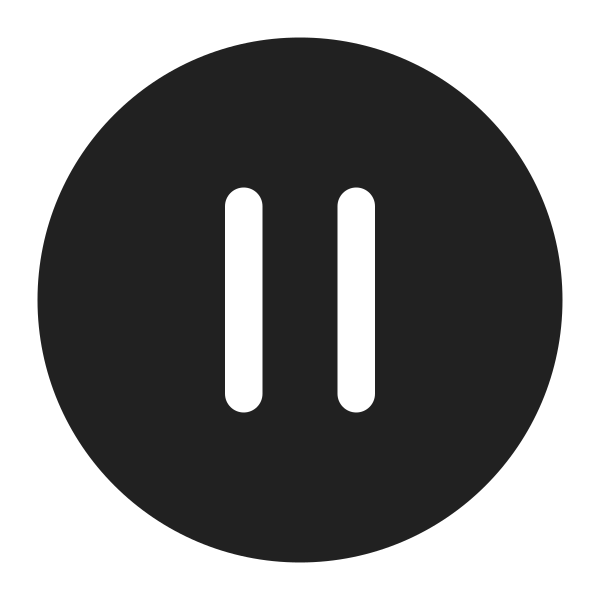 Ic Fluent Pause Circle 16 Filled