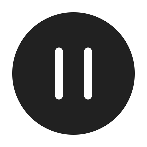 Ic Fluent Pause Circle 48 Filled