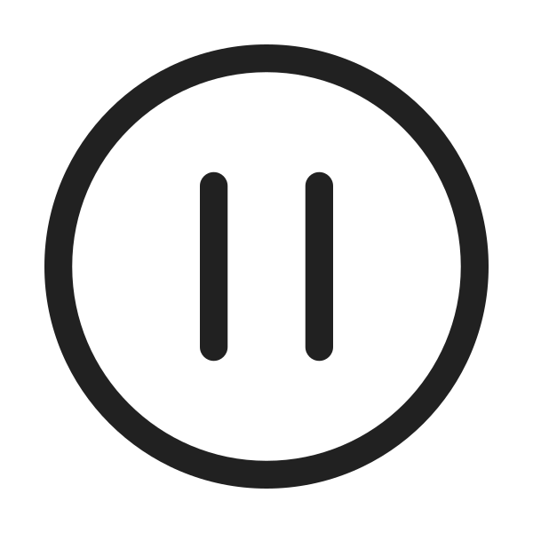 Ic Fluent Pause Circle 48 Regular