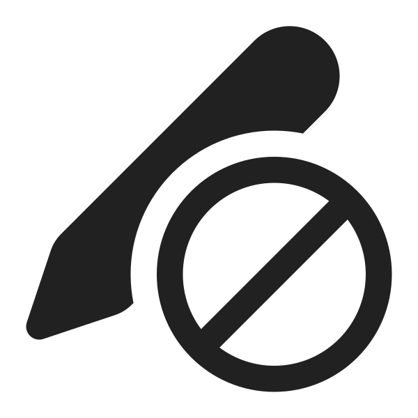 Ic Fluent Pen Prohibited 16 Filled