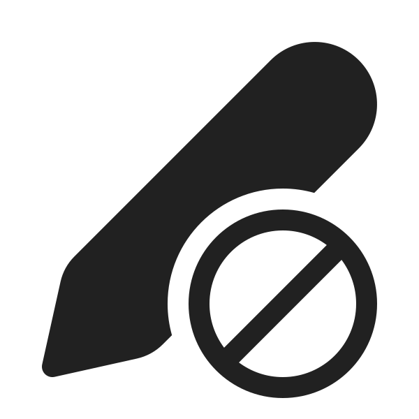 Ic Fluent Pen Prohibited 20 Filled