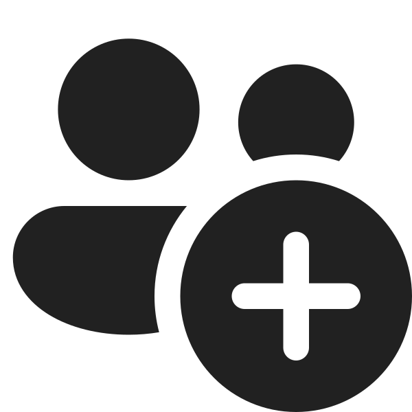 Ic Fluent People Add 16 Filled