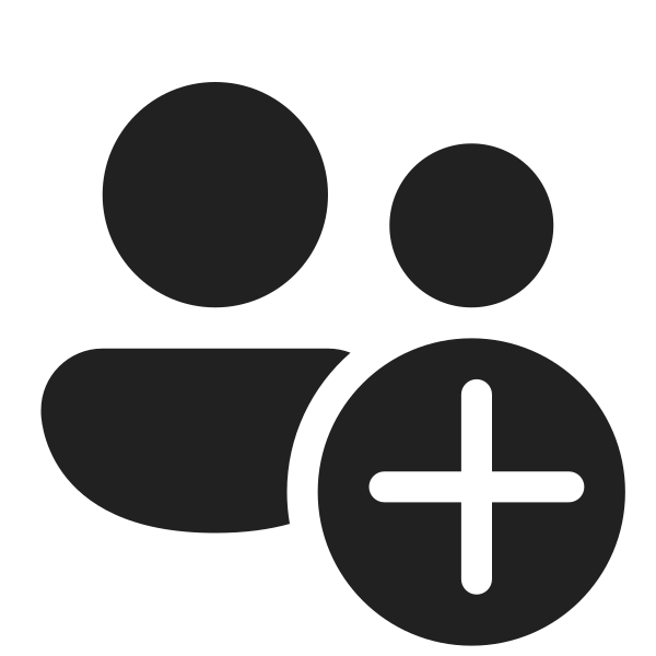 Ic Fluent People Add 32 Filled