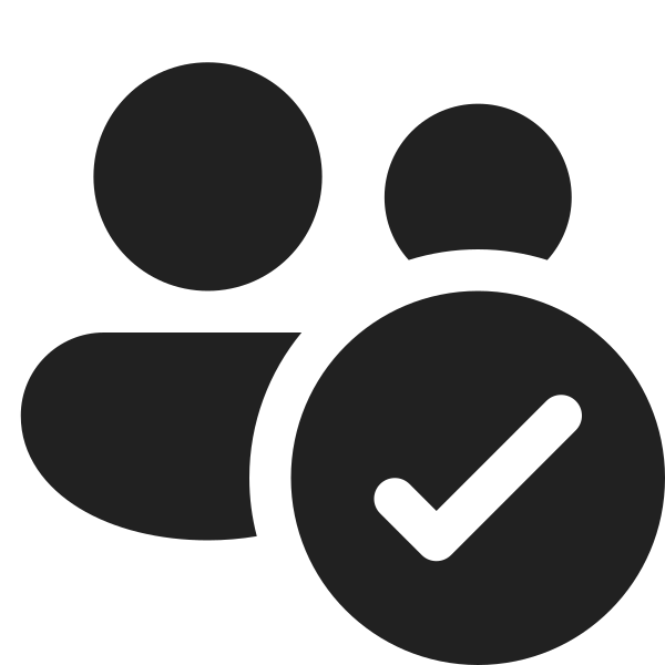 Ic Fluent People Checkmark 16 Filled