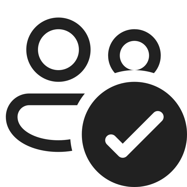 Ic Fluent People Checkmark 16 Regular