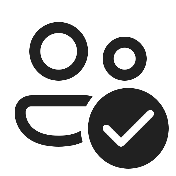 Ic Fluent People Checkmark 24 Regular