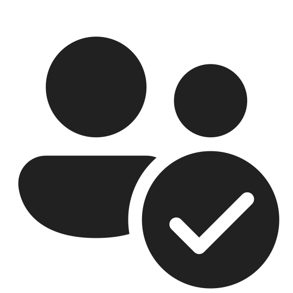Ic Fluent People Checkmark 32 Filled