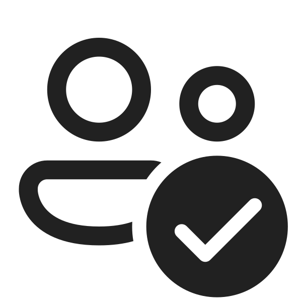 Ic Fluent People Checkmark 32 Regular