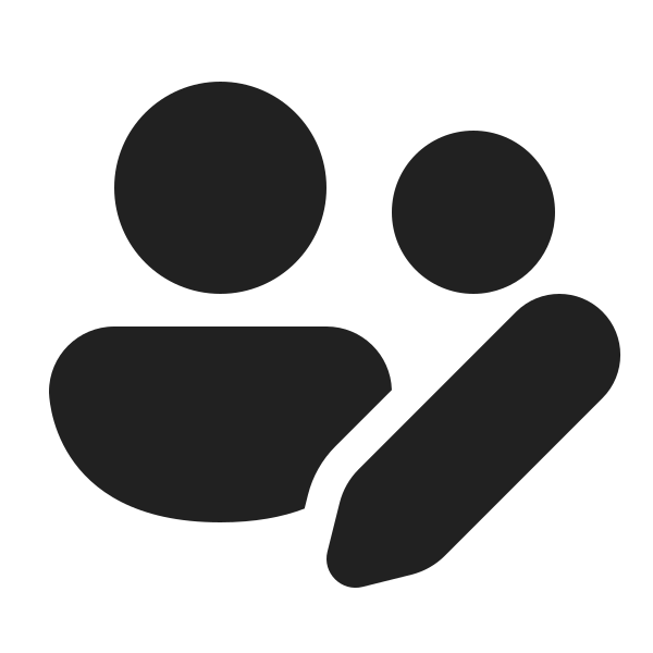 Ic Fluent People Edit 20 Filled