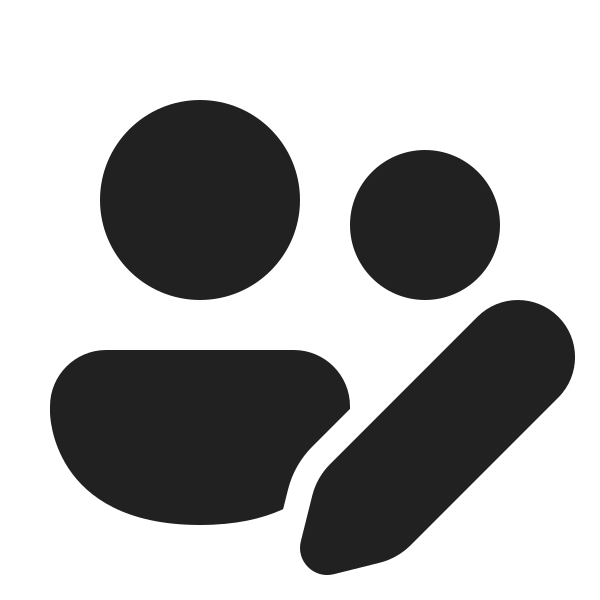 Ic Fluent People Edit 24 Filled