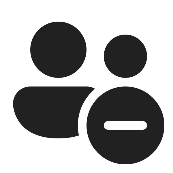 Ic Fluent People Subtract 20 Filled
