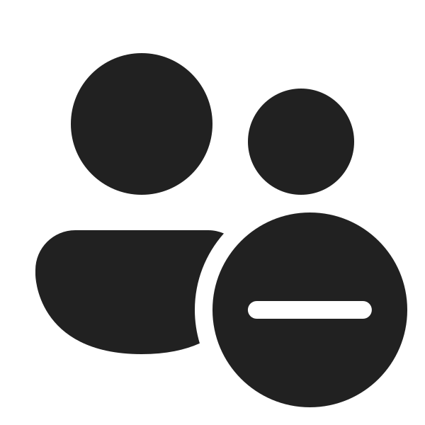 Ic Fluent People Subtract 24 Filled