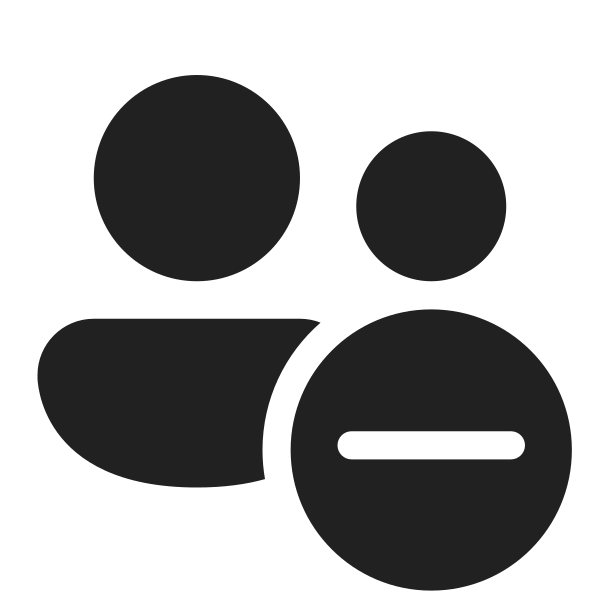 Ic Fluent People Subtract 32 Filled