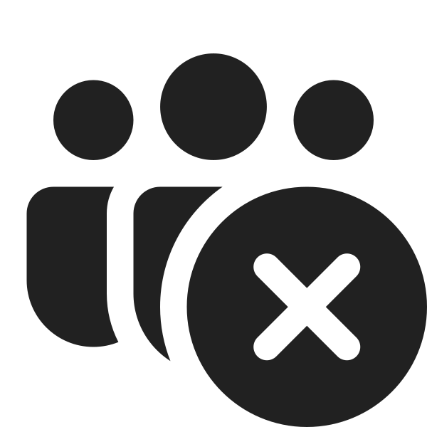 Ic Fluent People Team Delete 16 Filled