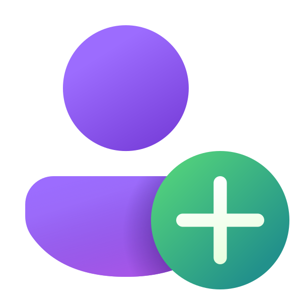 Ic Fluent Person Add 24 Color