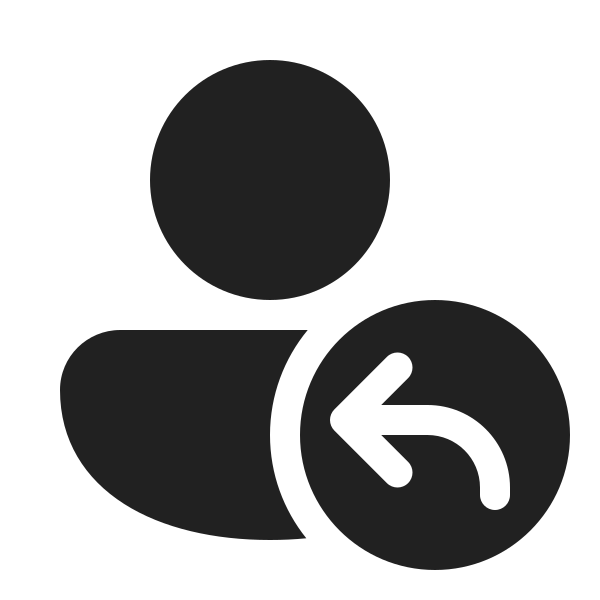 Ic Fluent Person Arrow Back 20 Filled
