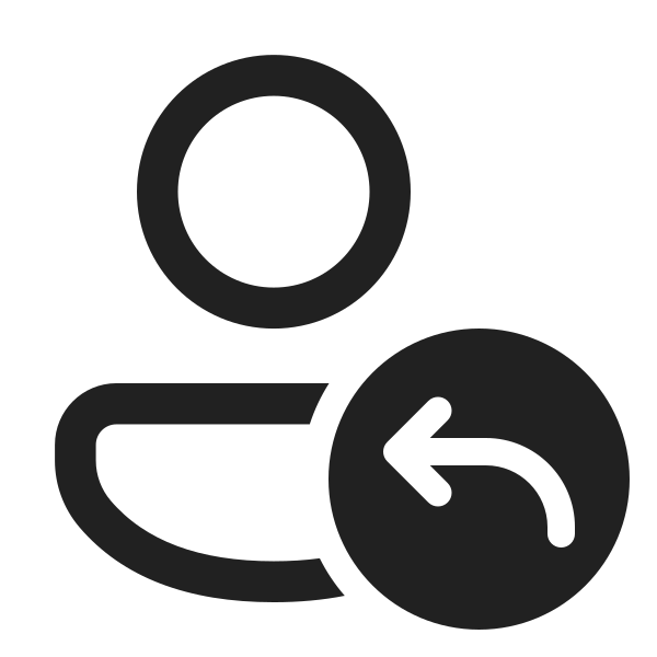 Ic Fluent Person Arrow Back 24 Regular