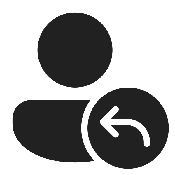 Ic Fluent Person Arrow Back 28 Filled