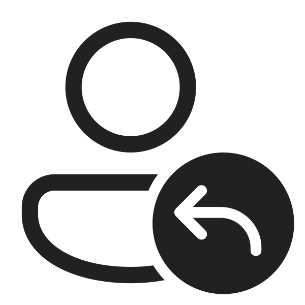 Ic Fluent Person Arrow Back 28 Regular