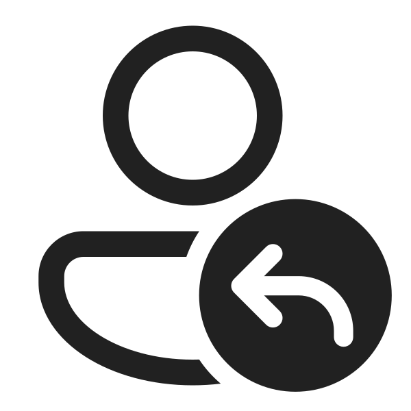 Ic Fluent Person Arrow Back 32 Regular