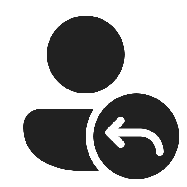 Ic Fluent Person Arrow Back 48 Filled