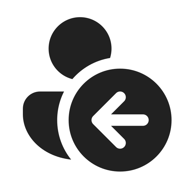 Ic Fluent Person Arrow Left 16 Filled