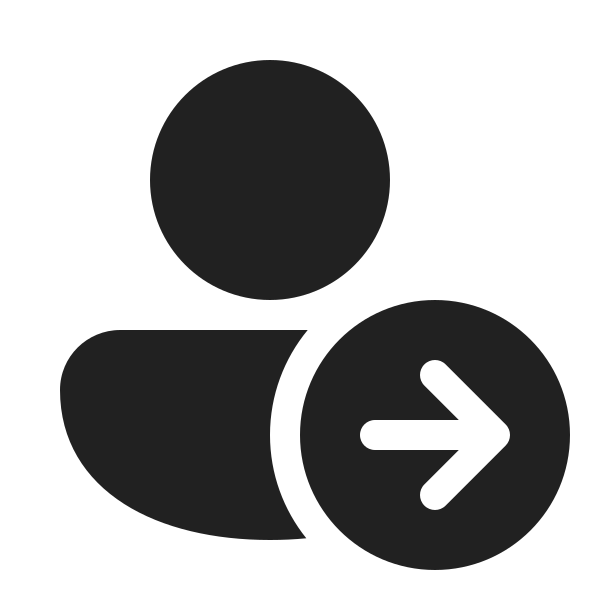 Ic Fluent Person Arrow Right 20 Filled