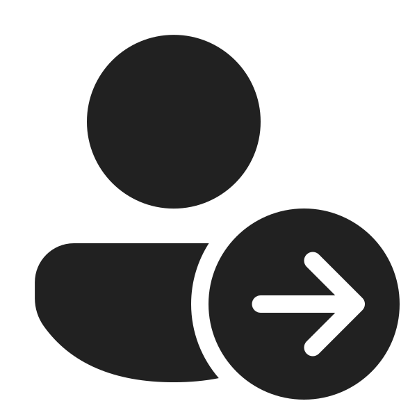 Ic Fluent Person Arrow Right 24 Filled