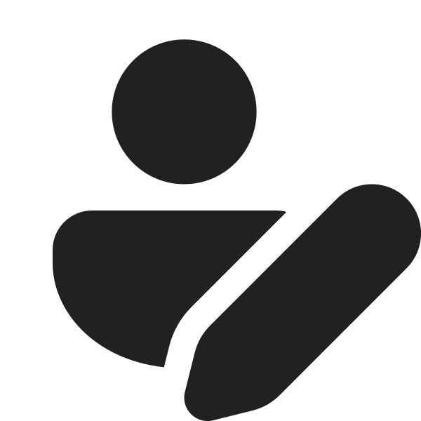 Ic Fluent Person Edit 16 Filled