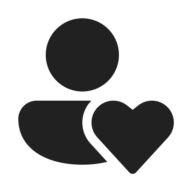 Ic Fluent Person Heart 20 Filled