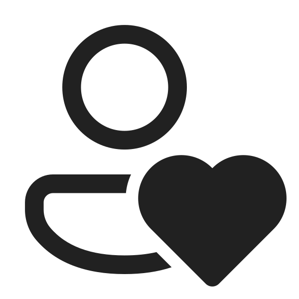 Ic Fluent Person Heart 24 Regular