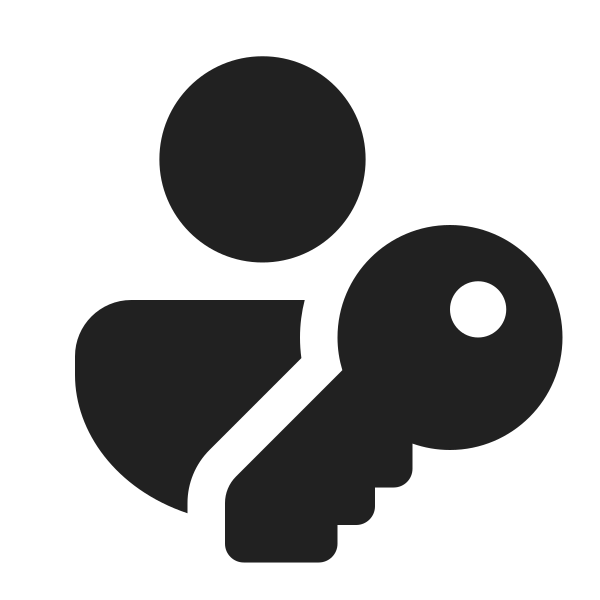 Ic Fluent Person Key 16 Filled