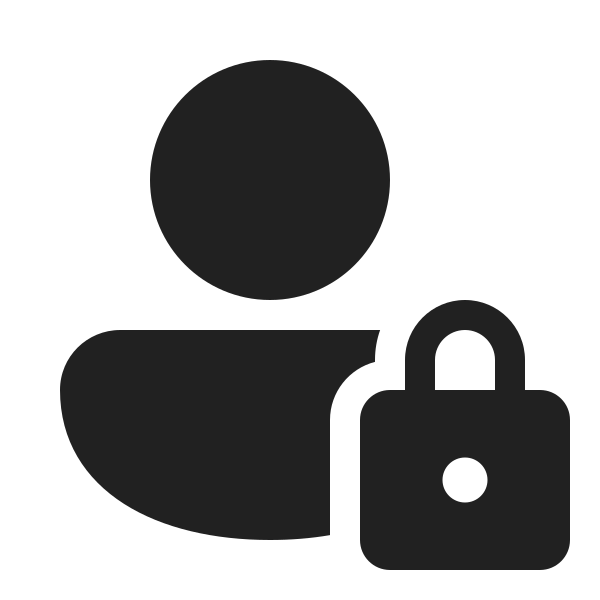 Ic Fluent Person Lock 20 Filled