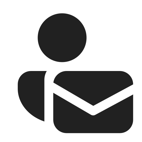Ic Fluent Person Mail 16 Filled