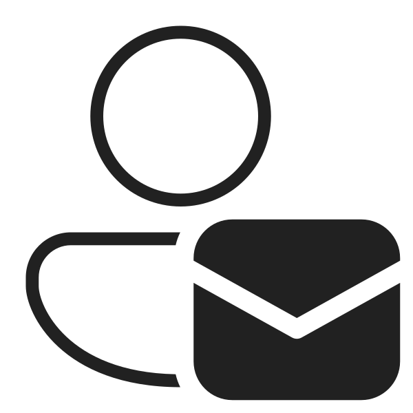 Ic Fluent Person Mail 32 Light