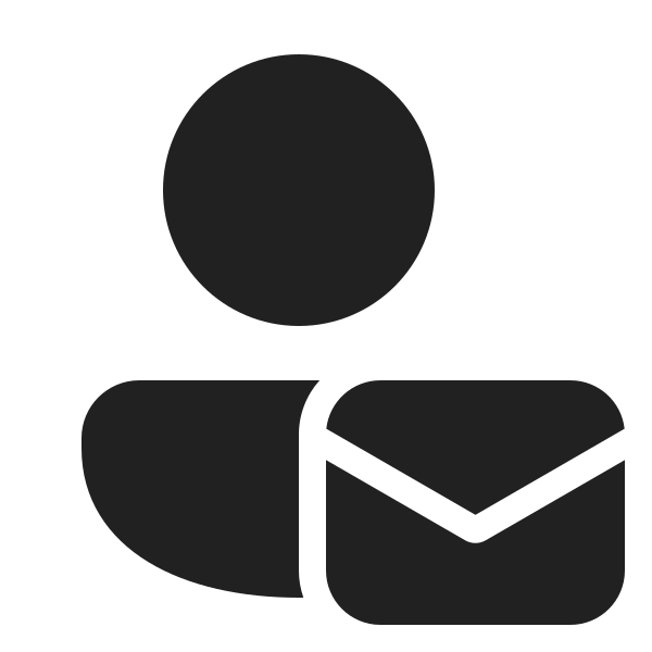 Ic Fluent Person Mail 48 Filled