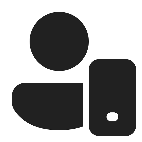 Ic Fluent Person Phone 24 Filled