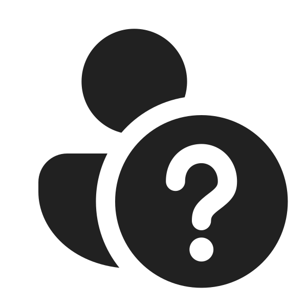 Ic Fluent Person Question Mark 16 Filled