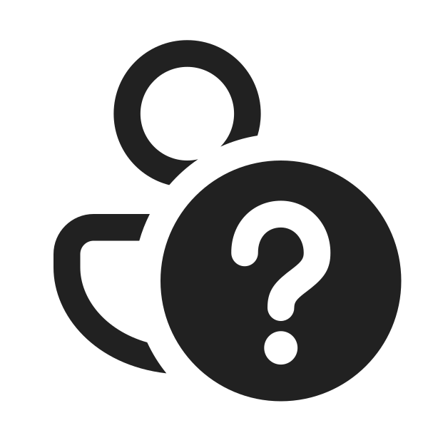 Ic Fluent Person Question Mark 16 Regular